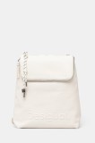 Desigual rucsac HALF HAMPTON ECRU femei, culoarea alb, mic, neted, 25SAKP45