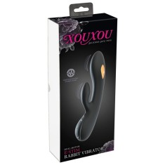 Vibrator iepure E-Stim Rabbit Vibrator (20.5cm) 10 moduri de stimulare electrică