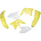 Kit plastice Suzuki RMZ250 2007-08, galben/alb, culoare OEM Cod Produs: MX_NEW SUKIT407999
