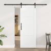 Ușă glisantă Manual Alb și negru 73.5 x 198.5 cm