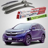 Cumpara ieftin Ștergătoare Honda CR-V V (2017&ndash;2019) Flat | Set Față Spate &ndash; TeamCar&reg;