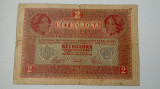 BANCNOTA AUSTRIA UNGARIA, 2 COROANE 1917