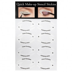 Set 32 de stickere sablon pentru tus cat eye si fard smokey eyes foto