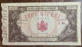 B11 64 - Bancnota foarte veche - Romania - 10000 lei emisiune 20 decembrie 1945