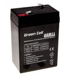 Baterie Green Cell 6V 5Ah (4.6mm) 5000mAh VRLA AGM