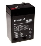 Baterie Green Cell 6V 5Ah (4.6mm) 5000mAh VRLA AGM