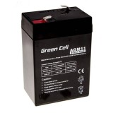 Baterie Green Cell 6V 5Ah (4.6mm) 5000mAh VRLA AGM