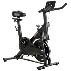 SPORTNOW Bicicletă Fitness pentru Acasă, Bicicletă de Interior cu Rezistență Magnetică Silențioasă, Șa și Ghidon Reglabile | Aosom Romania