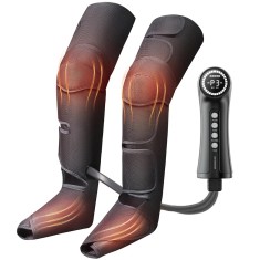 Aparat de masaj pentru picioare cu presopunctura si incalzire tip cizme, Linomag&reg;, Drenaj limfatic, Masaj terapeutic, Masaj refacere musculara, Masaj
