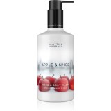 Scottish Fine Soaps Apple &amp; Spice gel de duș pentru maini si corp 300 ml