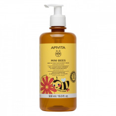 Apivita Gel de dus si sampon pentru copii Mini Bees, 500ml