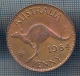 AX 907 MONEDA- AUSTRALIA - 1 PENNY -ANUL 1964 -STAREA CARE SE VEDE