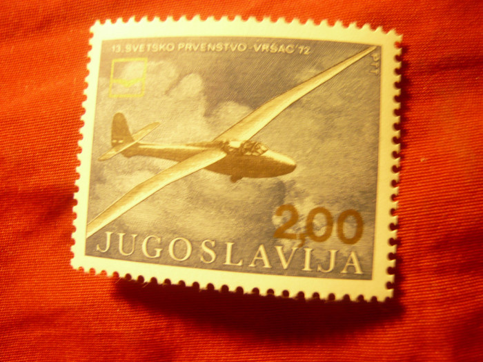 Serie Iugoslavia 1972 - Aviatie , 1 valoare