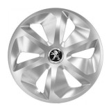 Set 4 Capace Roti Roco Gri R16, pentru Peugeot, Autohelix MSA