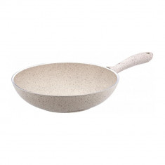 Tigaie wok, 28cm, Granite-Crem, 0189140, Hascevher foto