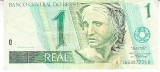 B11 - Bancnota foarte veche - Brazilia - 1 real