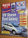revista auto pro aprilie 1995 - vw polo , nissan bmw 525 , mercedes e class , ford escort , formula 1