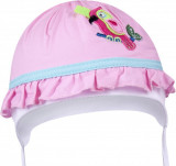 Palariuta roz pentru bebelusi - model Papagalul roz (Marimi palarii - sepci: