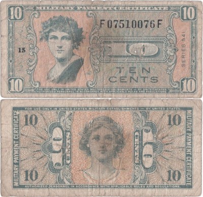 1958 , 10 cents ( P-M37 ) - Statele Unite ale Americii foto