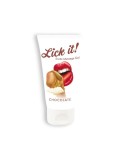Gel masaj si lubrifiant vegan 2 in 1 Lick it ciocolata 50 ml