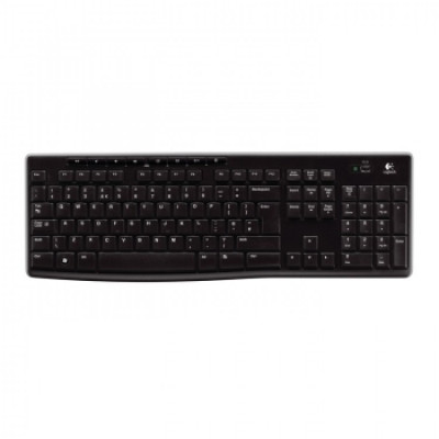 Tastatura Logitech K270 , Multimedia , Fara Fir , USB Logitech Unifying receiver . Negru foto