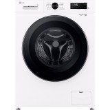 Masina de spalat rufe LG F4X1008NWK, 8 kg, 1400 RPM, 6 MOTION, Inverter Direct Drive, Steam, Wi-Fi, Alb