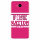 Husa silicon pentru Huawei Y5 2017, Pink Nation