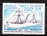 NOUA CALEDONIE 1993, Corabii, Transport, Vapoare, serie neuzată, MNH, Transporturi, Nestampilat