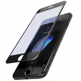 Folie Protectie Ecran Rock pentru Apple iPhone XR, Sticla securizata, Full Face, 7D, Anti Blue-Ray, Neagra