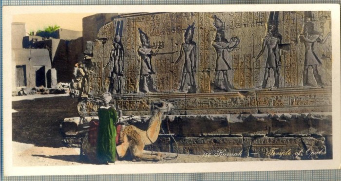 AD 581 C. P. VECHE -KARNAK -TEMPLE OF OPAT. -EGYPT