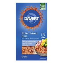 Linte Rosie in Forma de Orez Fara Gluten Bio 250 grame Davert Cod: 503076 foto