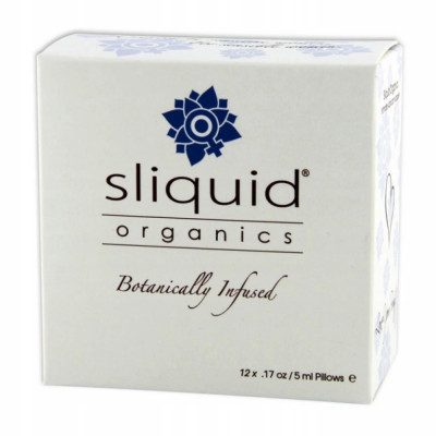 Set de lubrifianți &amp;icirc;n pliculețe - Sliquid Organics Lube Cube 60 ml foto
