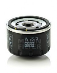 Filtru ulei RENAULT TRAFIC II platou / sasiu (EL) (2001 - 2014) MANN-FILTER W 75/3 foto