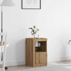 vidaXL Dulap lateral stejar artizanal 41 x 37 x 67 cm Lemn compozit 863020