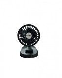Ventilator Auto Universal 12V ALM, Ajustabil, cu Mufă Brichetă, ON/OFF