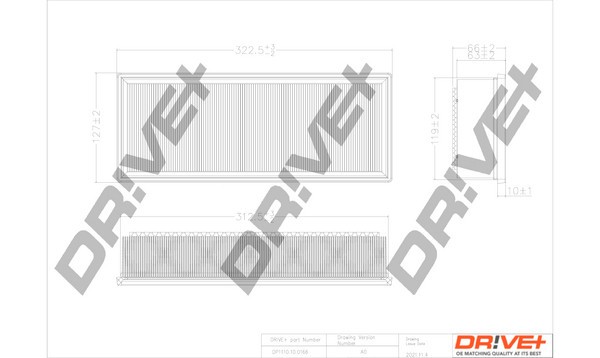 Dr!ve+ DP1110.10.0166 Filtru aer