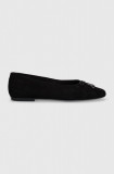 Vagabond Shoemakers balerini din piele intoarsa JOLIN culoarea negru, 5508.140.20