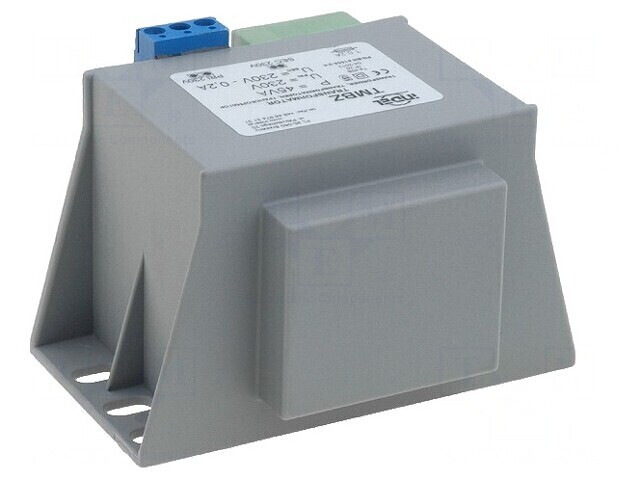 Transformator &icirc;ncapsulat 45VA 400VAC 230V 0,19A cu şurub
