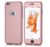 Cumpara ieftin Husa Fullbody MyStyle Rose-Gold pentru Apple iPhone 6 Plus / Apple iPhone 6S Plus acoperire completa 360 grade cu folie de protectie gratis