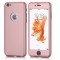 Husa MyStyle Fullbody Rose-Gold pentru Apple iPhone 6 / Apple iPhone 6S cu acoperire completa 360 grade cu folie protectie sticla gratis
