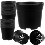 Set de 50 ghivece de producție pentru răsaduri, din plastic rezistent, 16 cm diametru, Gardlov