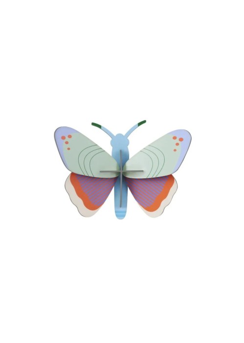 Studio ROOF Ornament, Bastel-Set, 3D Wandobjekt - Gepunkteter Schmetterling