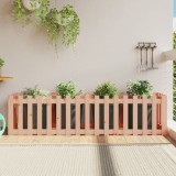 Pat &icirc;nălțat grădină cu design gard 200x50x50 cm lemn douglas