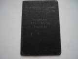 Carnet Legitimatie Fotbal - Comitetul pentru Cultura Fizica si Sport, 1957, Romania de la 1950, Documente