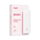 Cumpara ieftin Tigara electronica Ripple+ BOOST Rodie 1000 pufuri, fara nicotina, aroma hibiscus si menta salbatica, tehnologie MESH, 100% reciclabil
