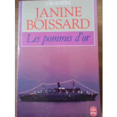 LES POMMES D&#039;OR. CROISIERE 2-JANINE BOISSARD