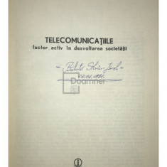 Gheorghe Enciu - Telecomunicațiile - factor activ în dezvoltarea societății (editia 1987)
