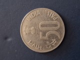 50 paise 1990 india