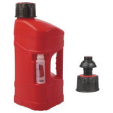 Canistră cu capac Fast Refuel, capacitate 10l, colour: Red (Recipient amestec ulei 125 ml), Polisport