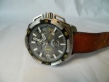 Ceas barbatesc deosebit DIESEL Chrono , colectia Heavyweight, Analog, Casual, Inox